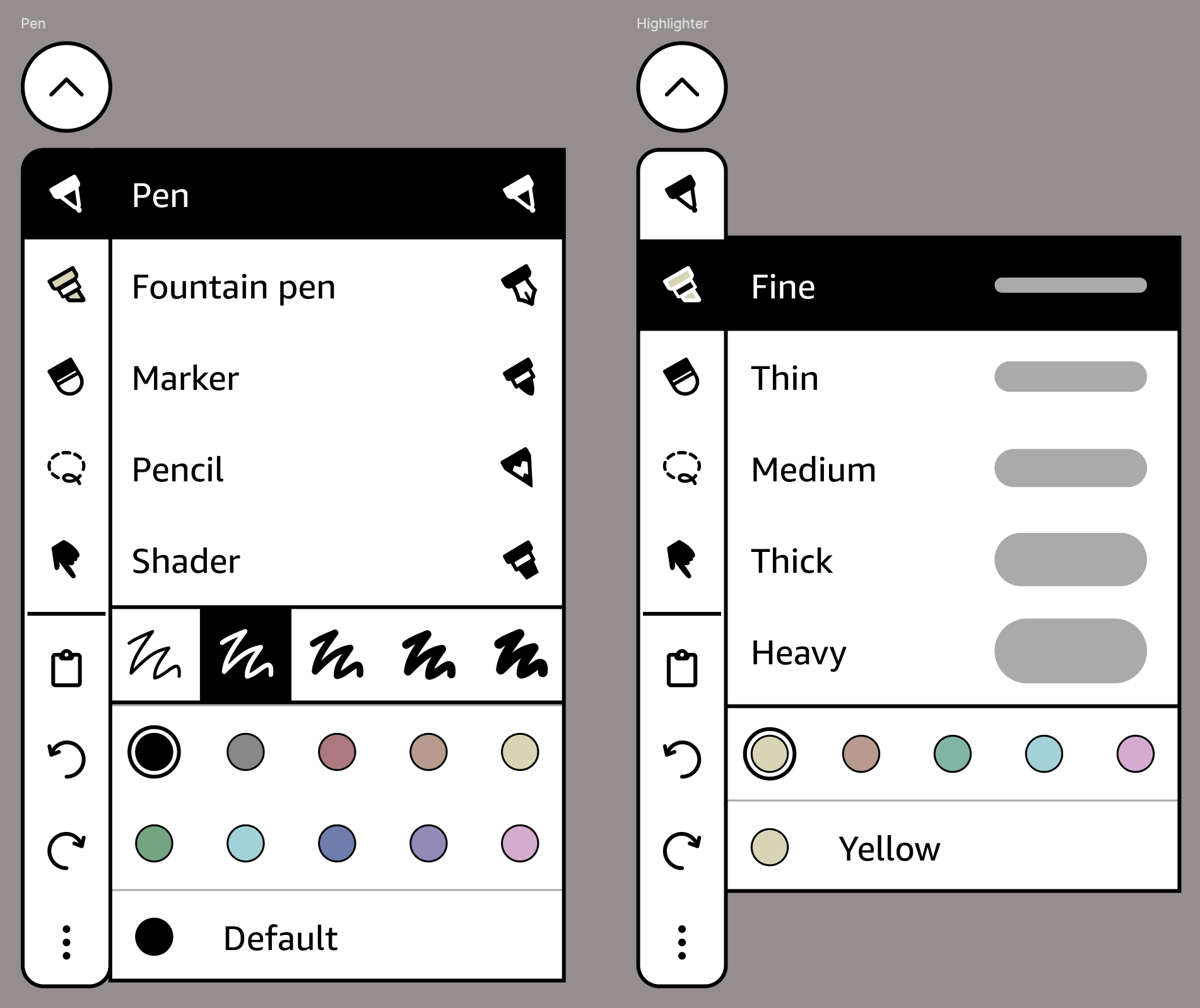 Color switching friction